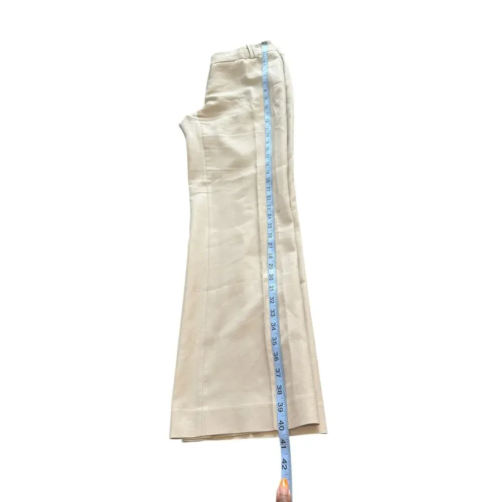 J.Crew Dress Pants Trousers Tan Office‎ Work Career Business Straight Leg Size 6